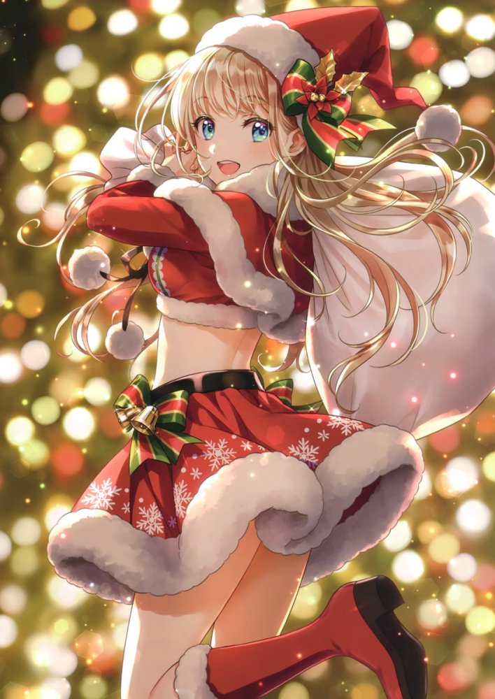 【二次】サンタコスの女の子画像
